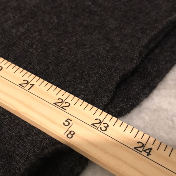 Chanel Cashmere Sweater Set Womens 44 Gray Cardigan 90s Luxury - Picture 12 of 14